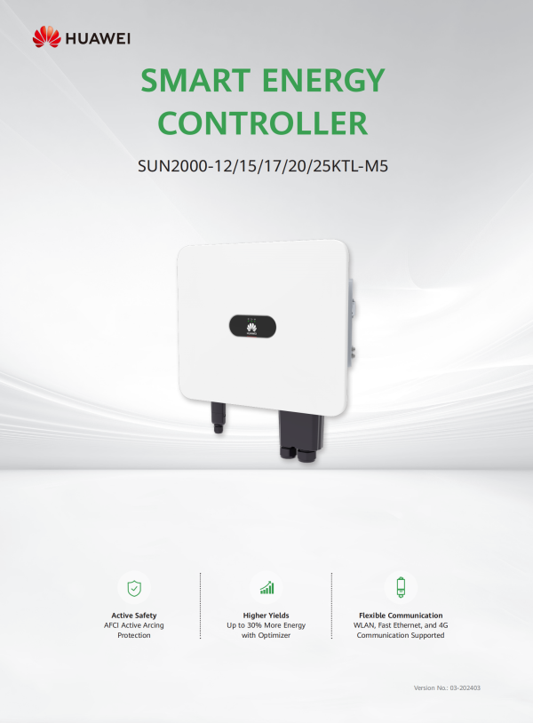 HUAWEI HYBRID INVERTER 10KW SUN2000-20KTL-M5 3PH - Image 2